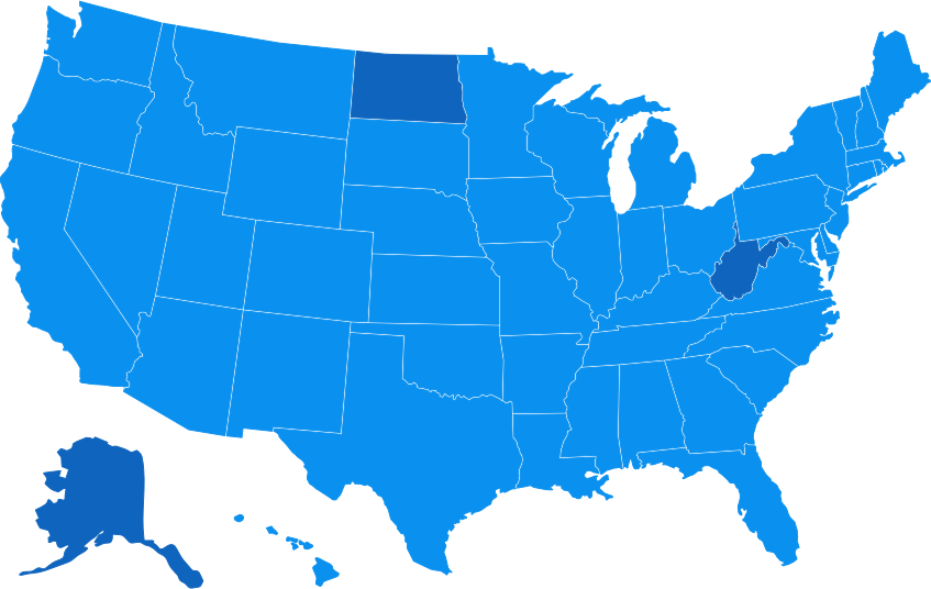 Map of United States