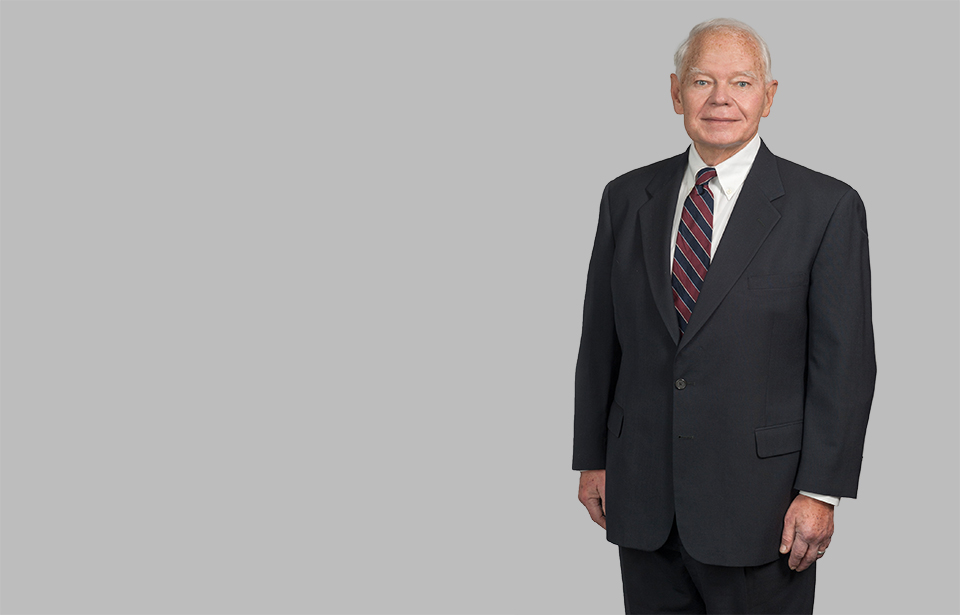 Standing photo of Environmental attorney E. Michael Thomas